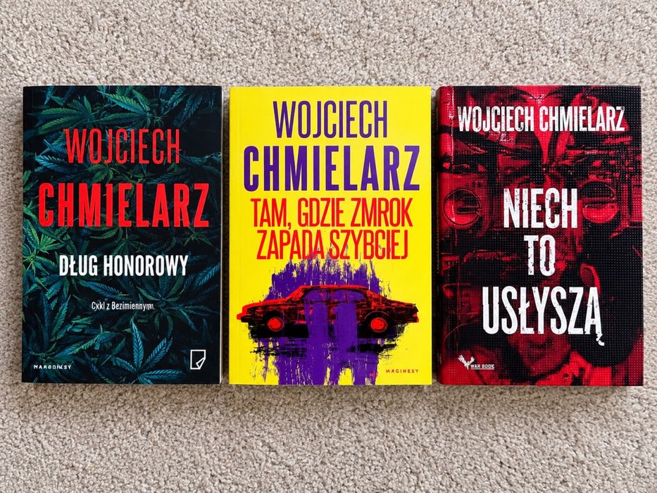 Wojciech Chmielarz – komplet 3 książek