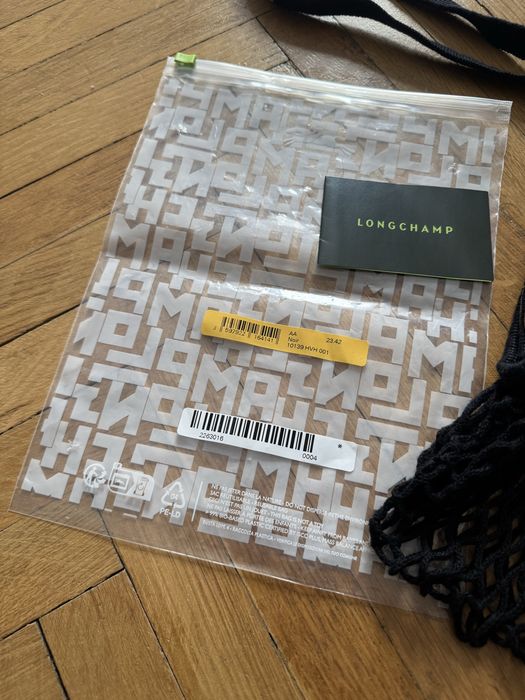 Longchamp torebka le pliage siatka net knitted