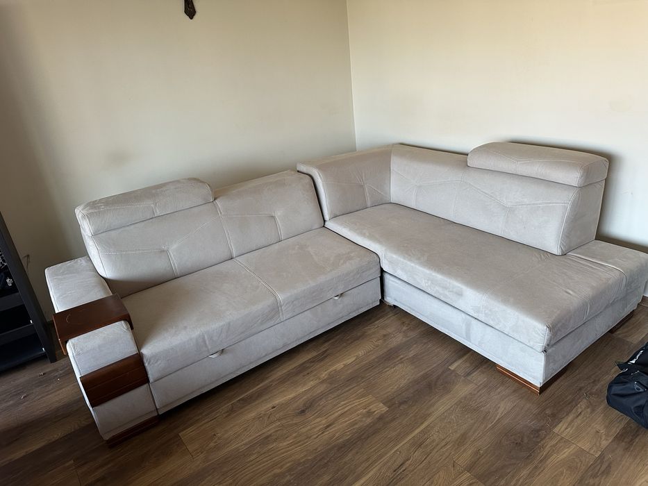 Kanapa rogówka z funkcją spania