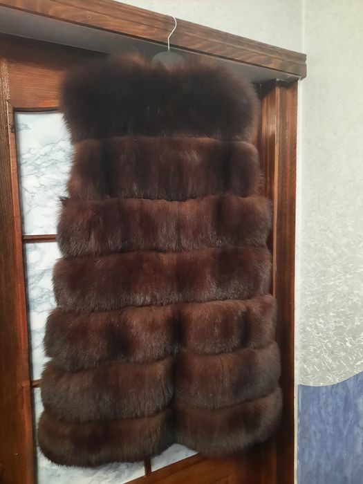 Жилетка женская меховая