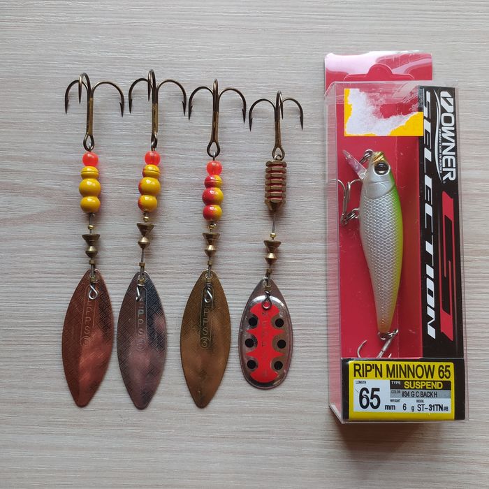 Блешні Mepps + воблер Owner блесна