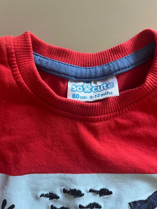 Wakacyjny t-shirt niemowlęcy So Cute 80