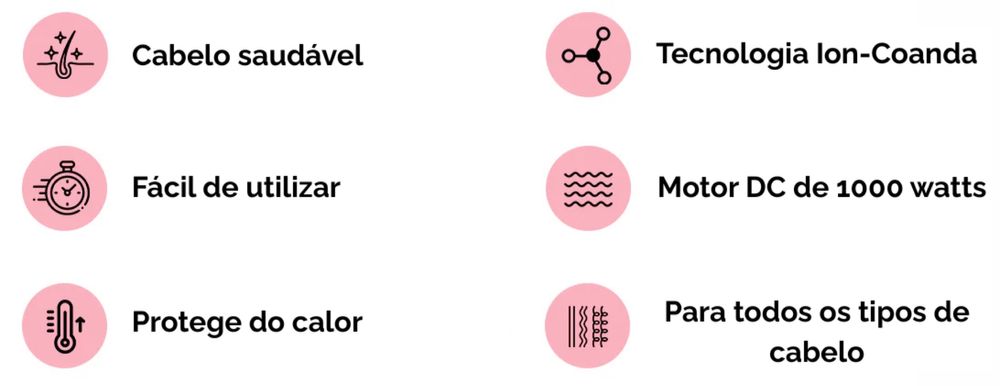 Modelador estilo Dyson Airwrap 5 em 1 NOVO Garantia