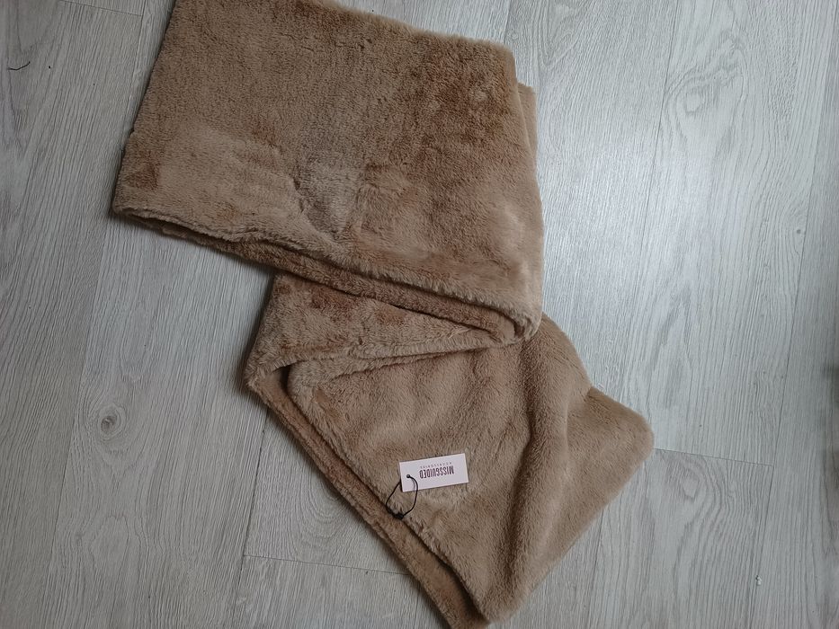 Nowy szalik miś futerko