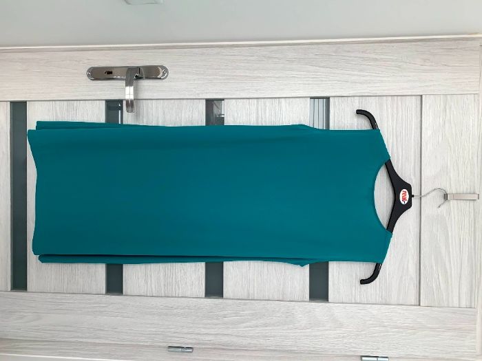 Bluzka, tunika SIMPLE, turkus, długa, NOWA, rozm. 38