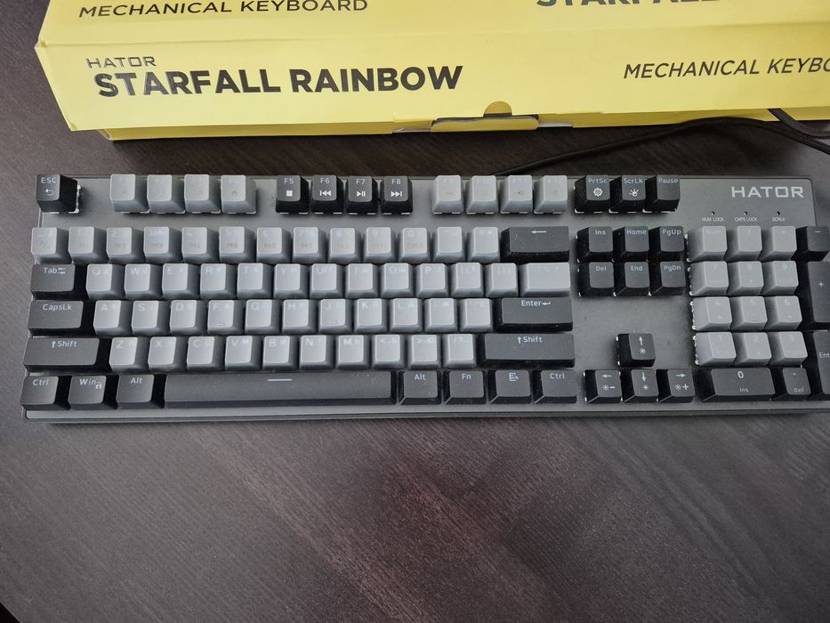 Клавіатура ігрова HATOR STARFALL RAINBOW  і мишка дротова