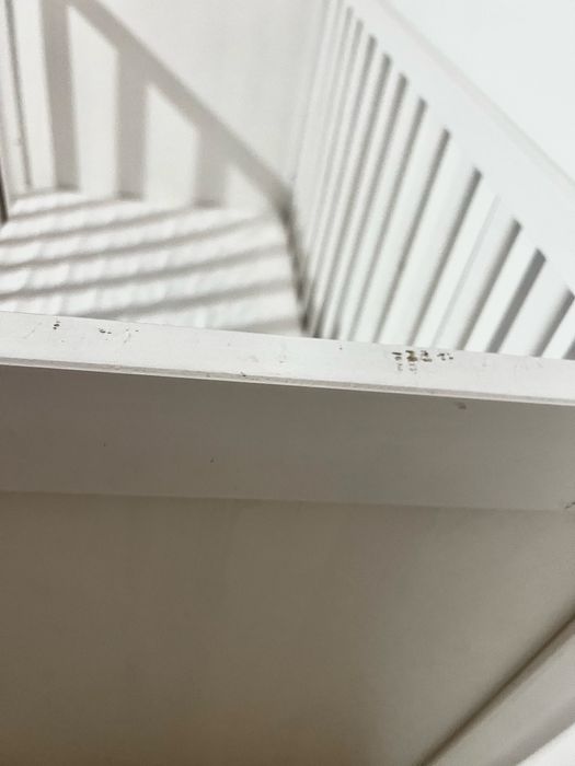 Łóżeczko dziecięce Ikea białe z materacem 120x60