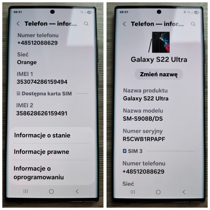 Samsung S22 Ultra 100% ORGINAŁ stan BD!