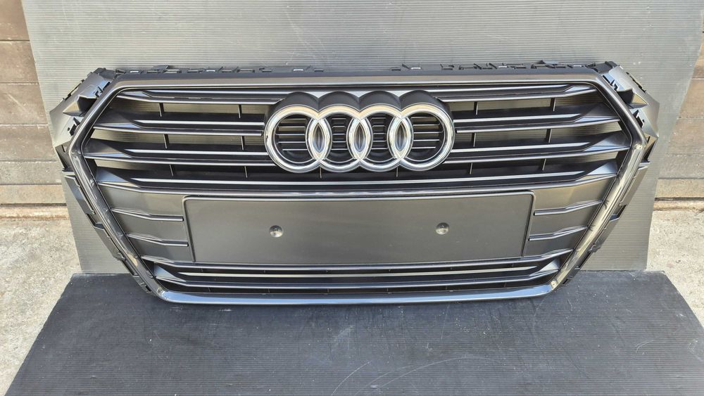 Atrapa chłodnicy GRILL Audi A4 B9 8W0 8W 15-19 BLACK OE ORYG. NOWA !!