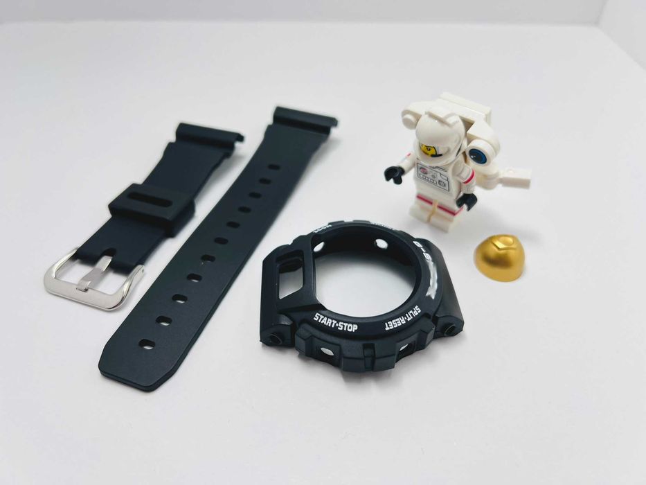 Bezel Pasek Casio G-Shock DW-6900 Czarny/Białe napisy 6900