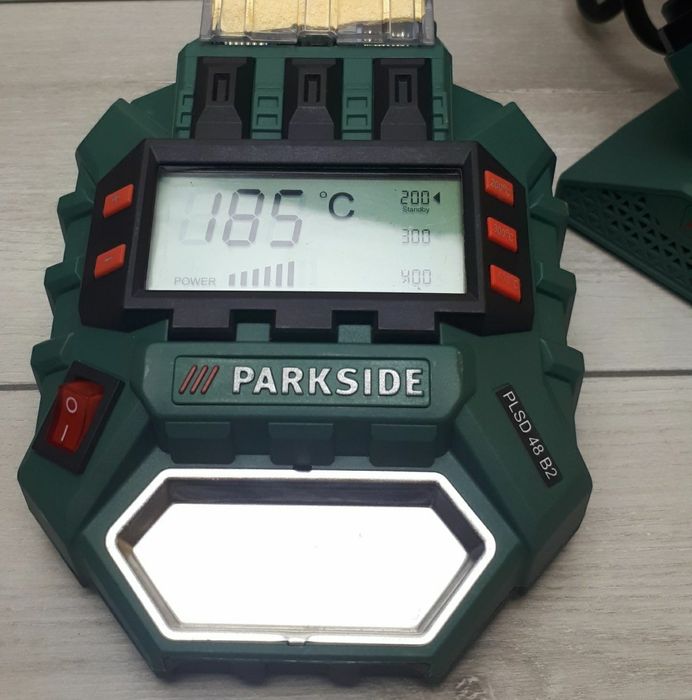 Паяльна станция сГермании Parkside PLSD 48/С ДИСПЛЕЕМ/цифрова/паяльник