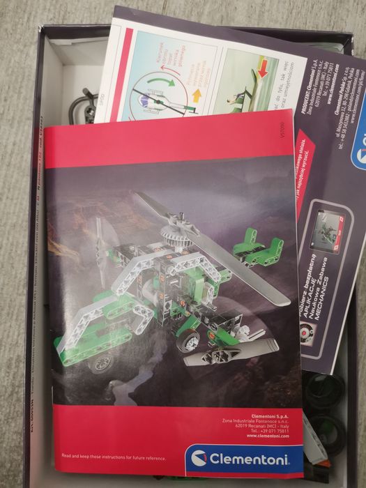 Klocki Mechanics Na wodzie i w powietrzu. - clementoni