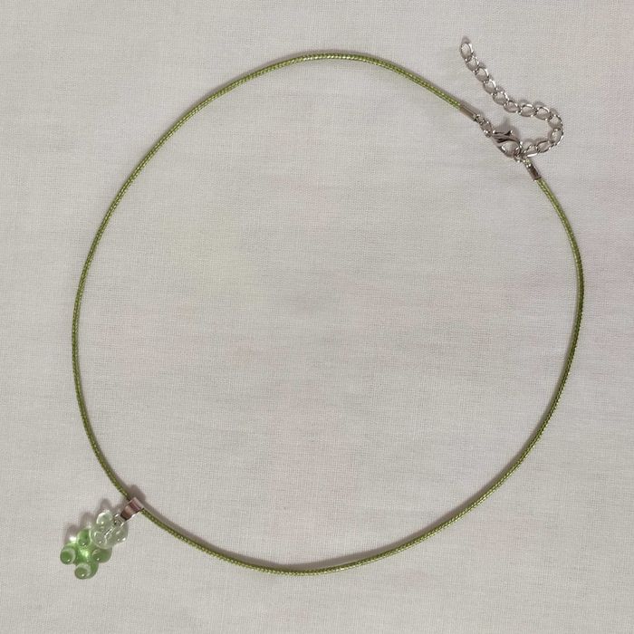 N177 Naszyjnik Miś jak Żelki Handmade