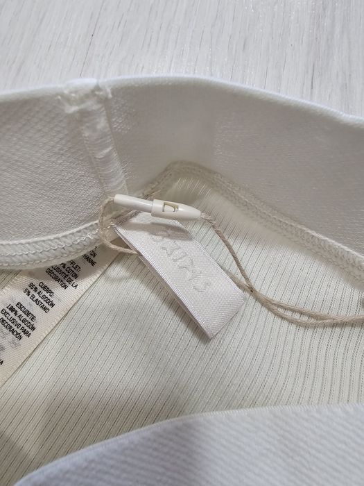 Skims  thermal ribbed cotton blend leggings  -bone c/м