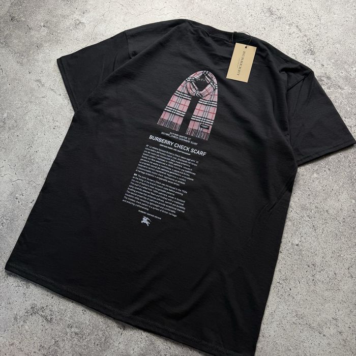 Футболка Burberry з шарфом кежуал S,M,L,XL