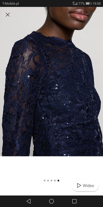 Nowa koronkowa sukienka marki Swing