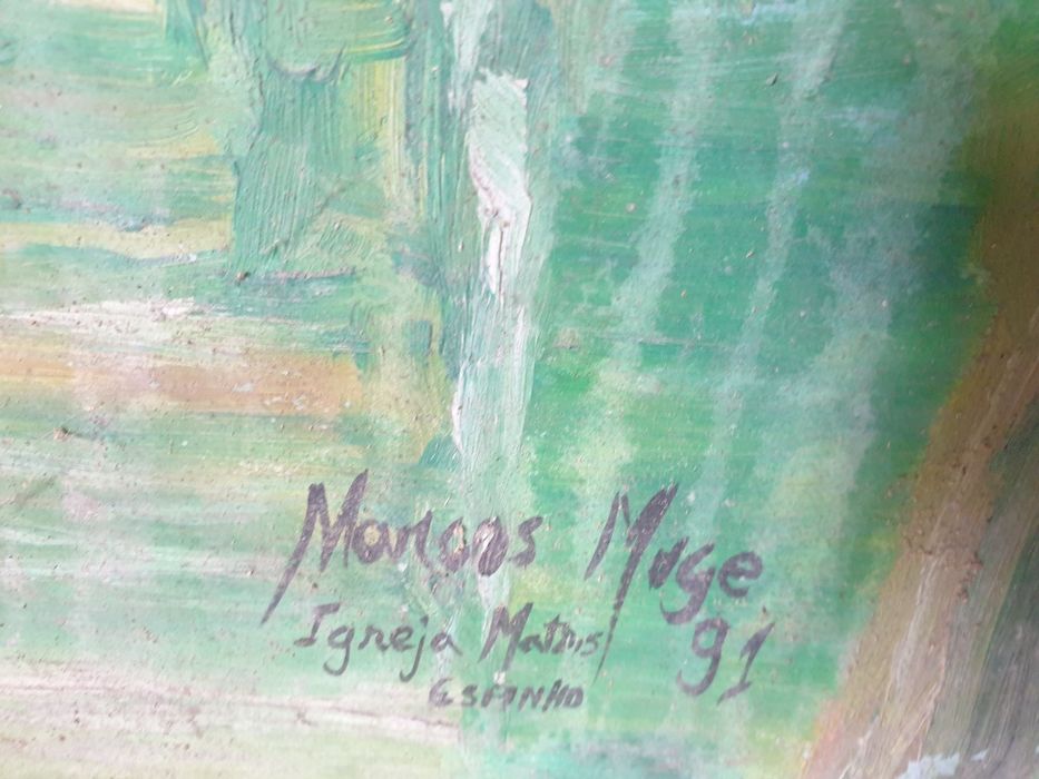 Marcos Muge - pintura em óleo sobre tela - Igreja Matriz Espinho
