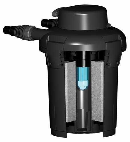 filtro de pressão completo para lago PONTEC PondoPress Set 5000 NOVO