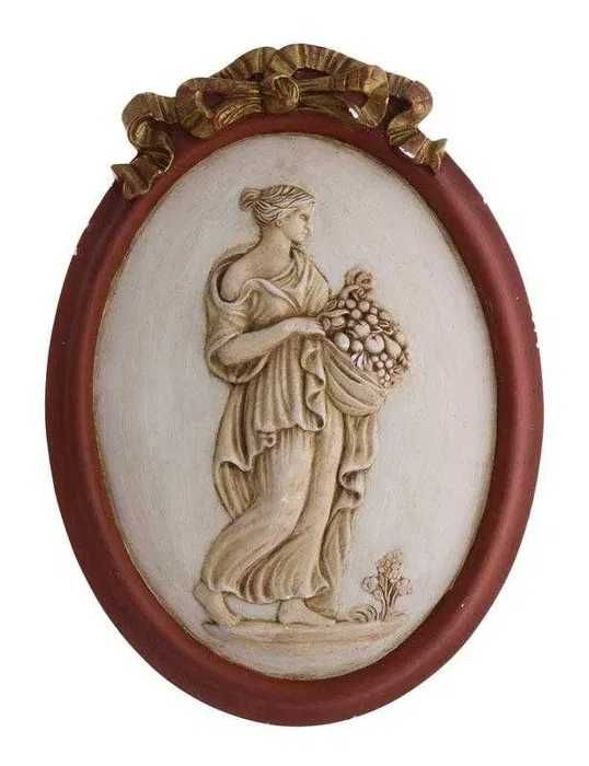 Placas de gesso em baixo relevo