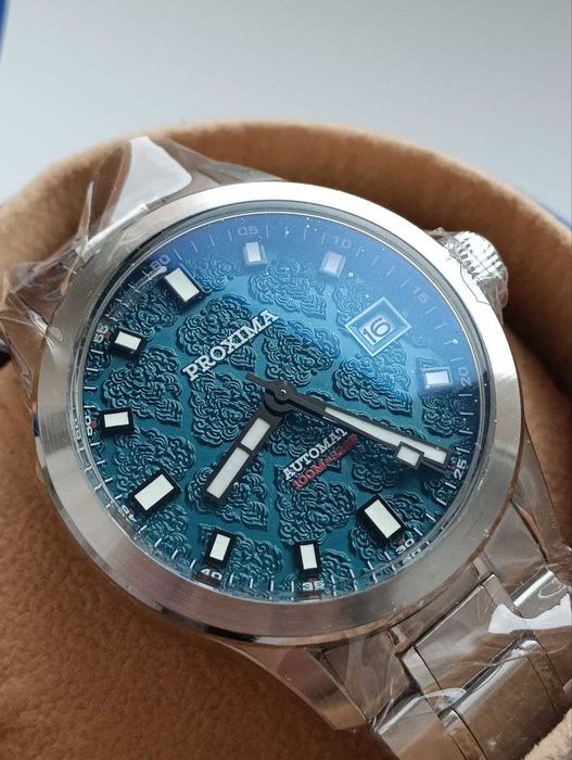 Механічний годинник Proxima PX1737 39 мм сапфір Seiko NH36 WR100