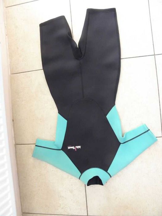 Pianka neoprenowa damska Julia brown S 3/2 mm 160-165 cm NOWA powystawowa seledynowa