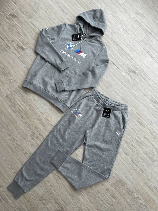 США! Чоловічий спортивний костюм Puma BMW MMS Оригінал! На Флісі S-XXL