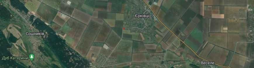 Ділянка під забудову Єрківці 25 соток земля
