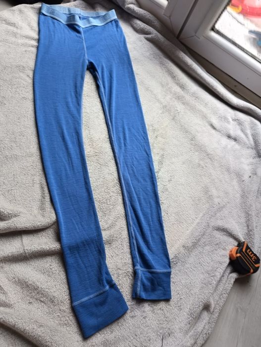 Legginsy wełniane, getry merino 146/152