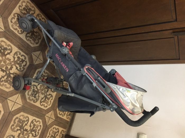 Коляска-трость Maclaren Quest Charcoal/Primrose