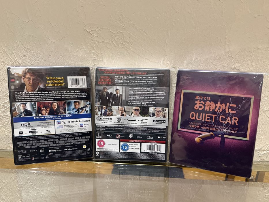 Колекція з 6 стілбуків steelbook 4K Ultra HD