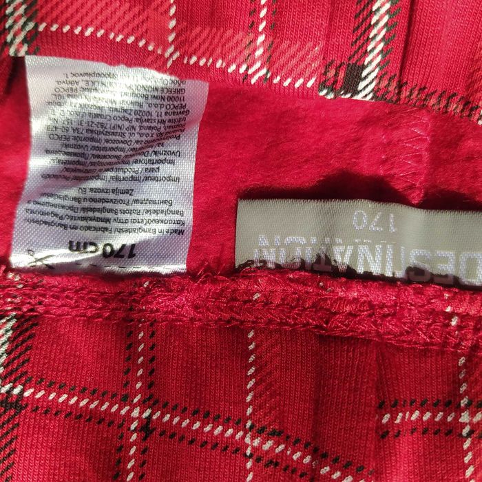 Legginsy getry w kratkę 170 cm