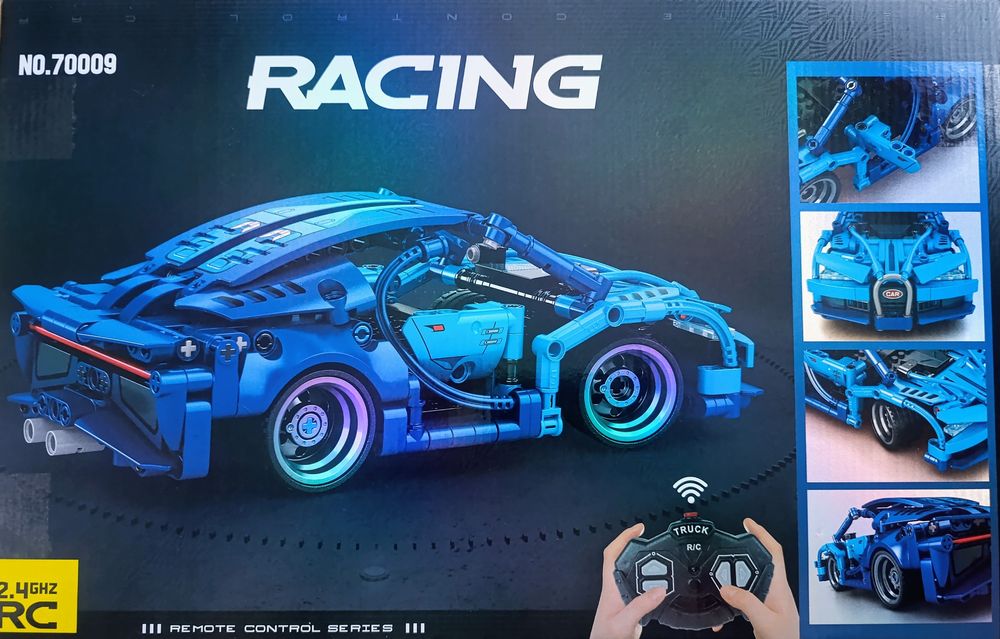 Klocki konstrukcyjne auto sportowe Nowe kompatybilne z lego