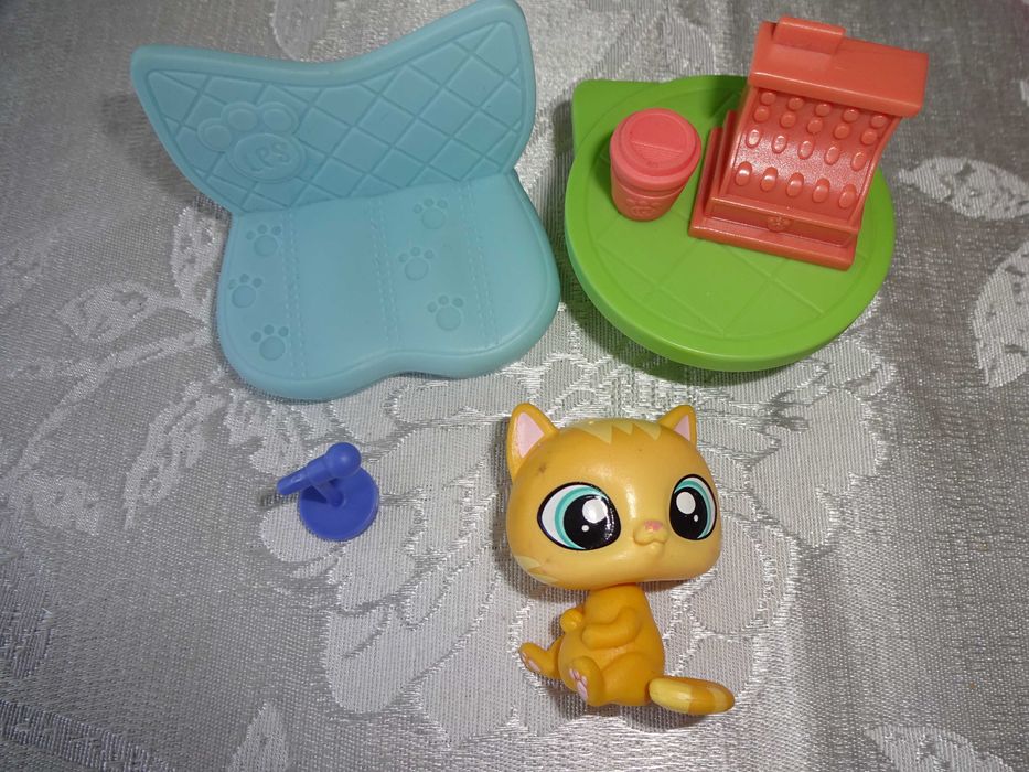 Kot kotek Fuzzy Gumbopaws Little Pet Shop LPS Hasbro + akcesoria