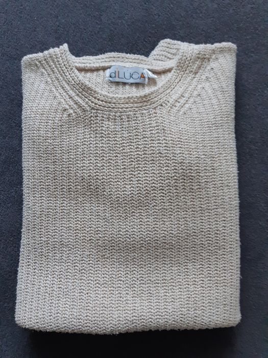 Beżowy sweter damski Diluca  L XL