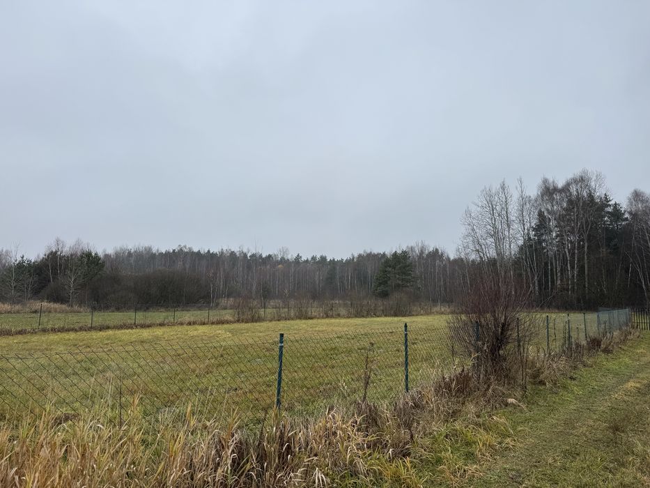 Działka w ostatniej linii zabudowy