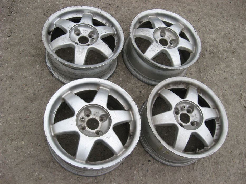 16” - ALU felgi INTRA - 4x100 r16 cali - Aluminiowe : Toyota Aygo Yaris Corolla Kia Picanto Suzuki Swift Hyundai i20 , i10 , Honda Civic , VW polo golf , Seat , Opel , Renault Clio Nissan Note Dacia Sundero Dokker - stan: BDB + GWARANCJA !! + MONTAŻ !!