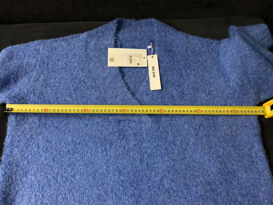 Diverse sweter damski niebieski L / wełna 15