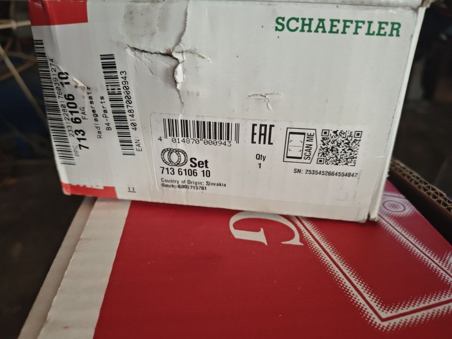Rolamentos faeger 7136106 seat,vw Audi e skoda novo