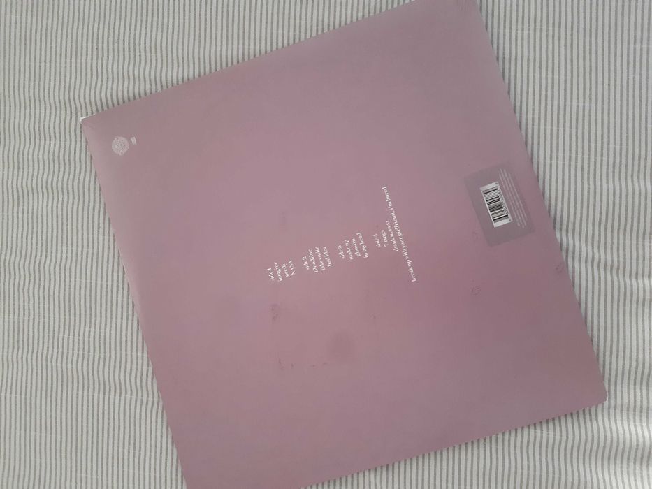 Ariana Grande thank u next vinil clear capa rosa