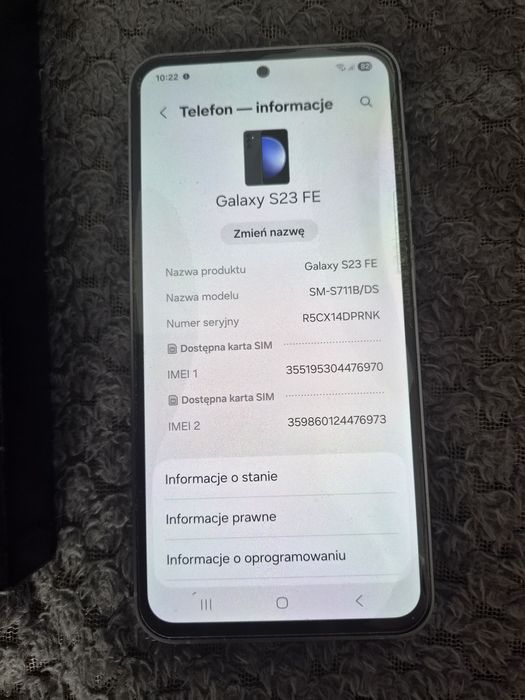 Samsung galaxy S23 FE