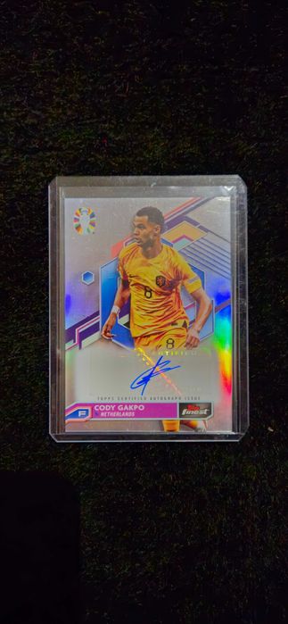2023 Topps Finest Road To UEFA EURO 2024 Cody Gakpo Auto