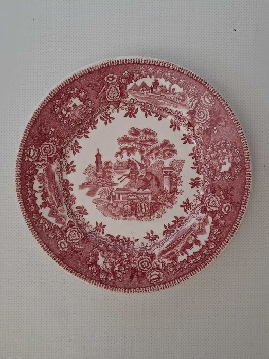 Prato de Sobremesa Cavalinho vermelho - Fábrica de Loiças de Sacavém