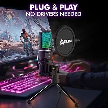 Bezprzewodowy mikrofon do gier KLIM Muse - nowość 2024 + przełącznik k