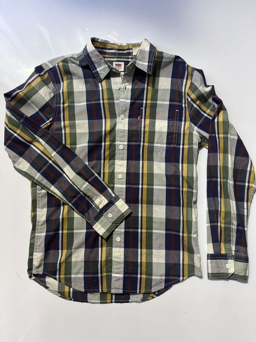 Levi's koszula w kratę bawełniana S stan bardzo dobry