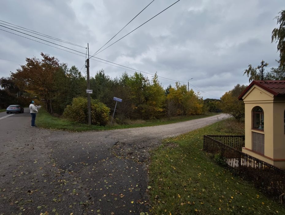 Działka narożna 1765 m² • WZ • media • Wiązowna k.Warszawy