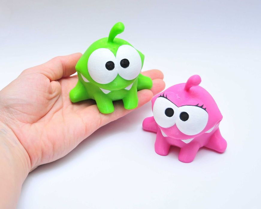 Набор фигурок Ам Ням + Ам Няша парой 2шт Om Nom Cut the Rope