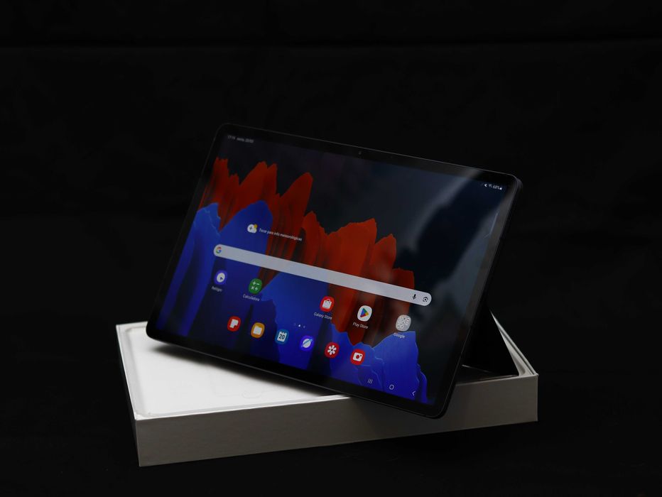 Samsung Galaxy Tab S7+ 128GB + Teclado + S Pen + Caixa + fatura