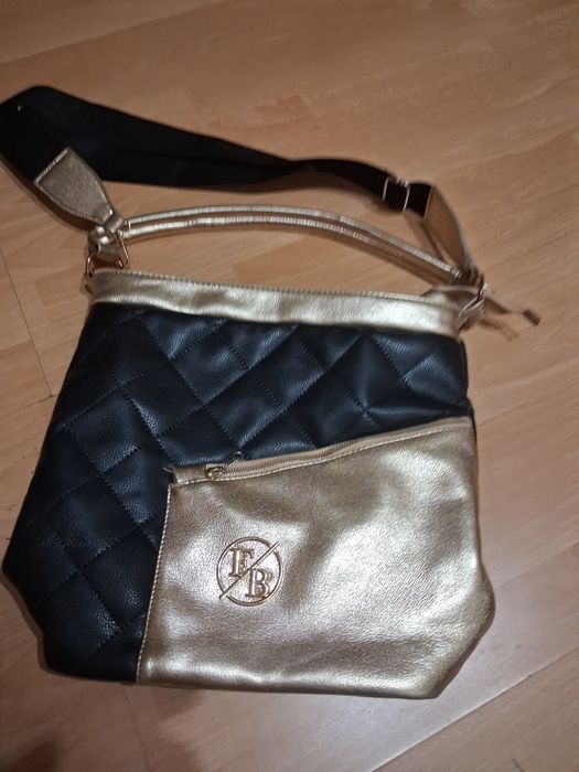 Torebka  czarno-złota