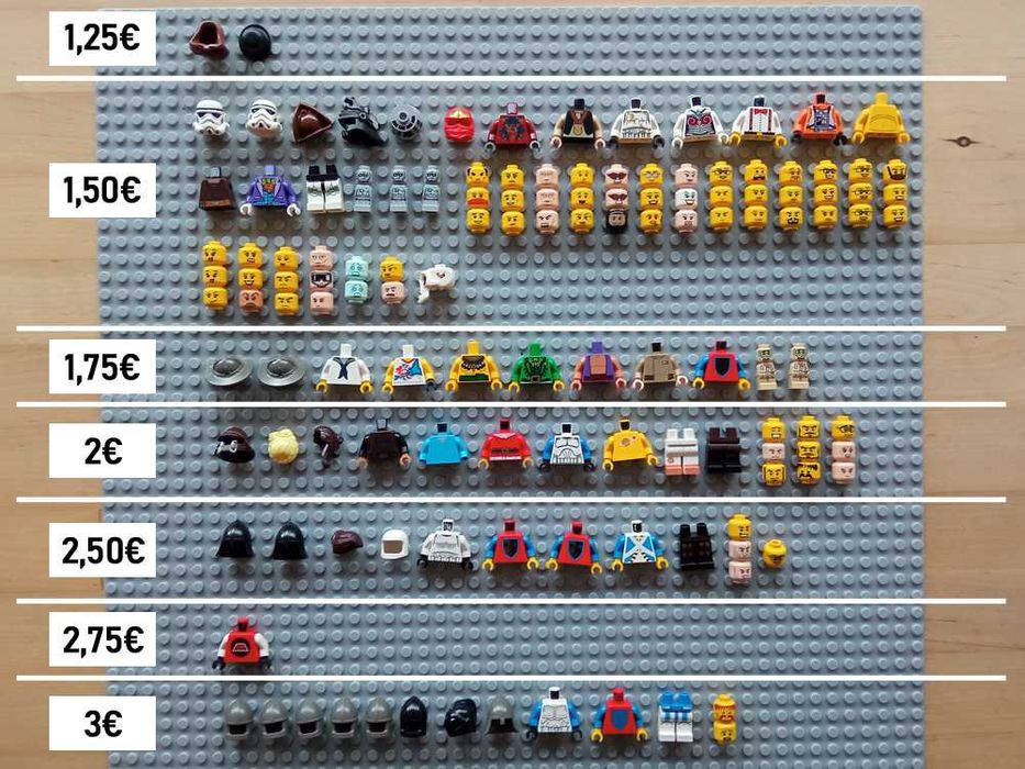 Peças Lego® - Minifiguras