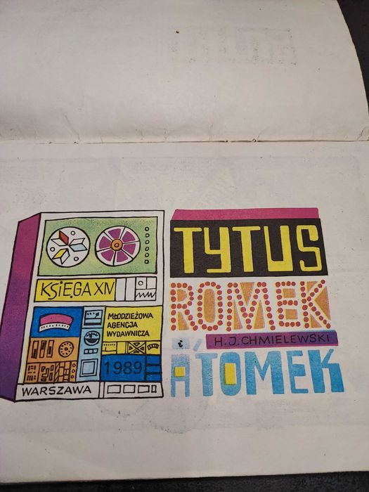 Komiks Tytus Romek i Atomek księga xiv 1989 rok
